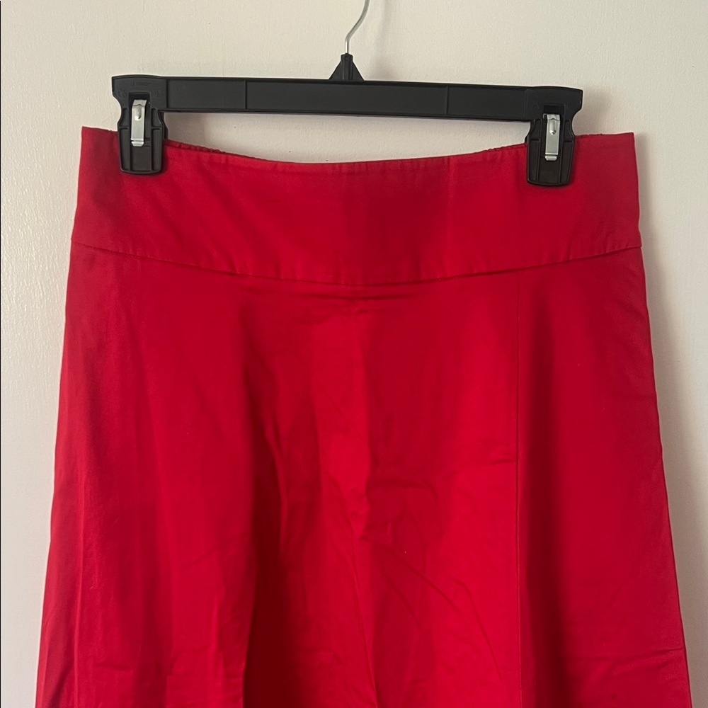 Vibrant Red Maxi Skirt - Picture 8 of 11